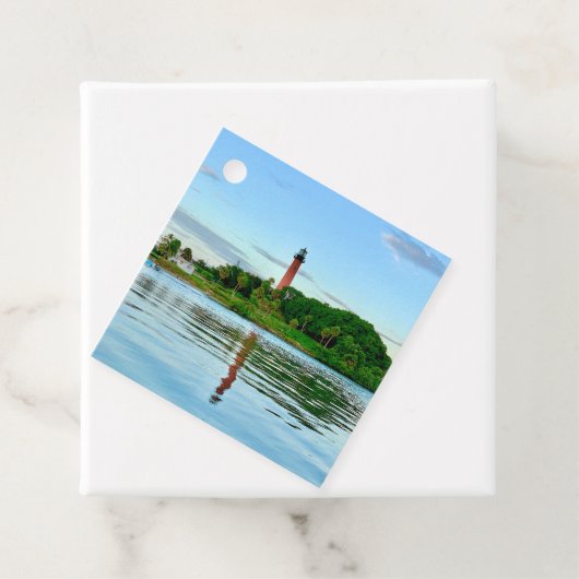 Jupiter Lighthouse Favor Étiquette (En situation)