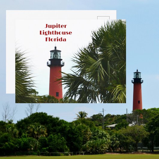 Jupiter Lighthouse Florida Fotografisch Briefkaart