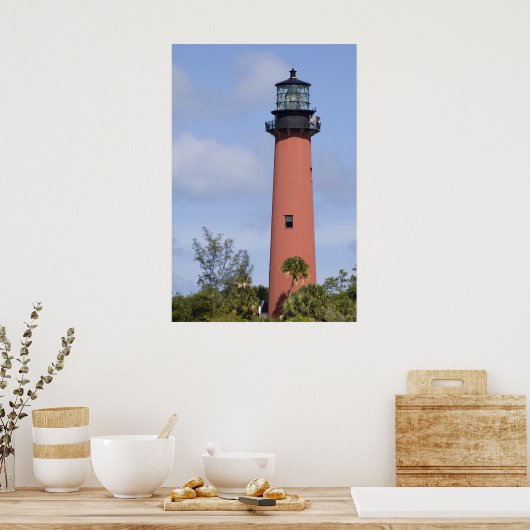 Jupiter Lighthouse Poster (Keuken)