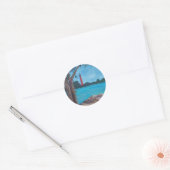 Jupiter Lighthouse Ronde Sticker (Envelop)