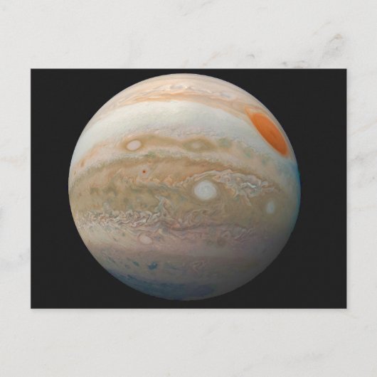 Jupiter Marble van Junocam Briefkaart (Voorkant)