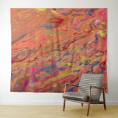 JUPITER MET TWEE TAPIJTEN WANDKLEED (In Situ (horizontaal))