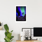  Jupiter Mighty Auroras-ballonvaarder Poster (Thuiskantoor)