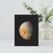 Jupiter moon Lo NASA Briefkaart (Staand voorkant)