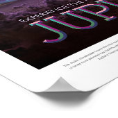 Jupiter | NASA Visies van de Toekomst Poster (Hoek)