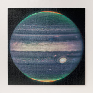 Jupiter Neon Glows | NIRCam | JWST Legpuzzel