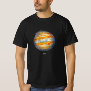 Jupiter Planet Artwork – Kosmische ruimte Illustra T-shirt