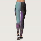 Jupiter Reizen door Hete Luchtballon Bighty Aurora Leggings (Achterkant)