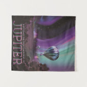 Jupiter Reizen door Hete Luchtballon Bighty Aurora Wandkleed (Voorkant (horizontaal))