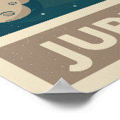 Jupiter Retro Galaxy Satellite Poster (Hoek)