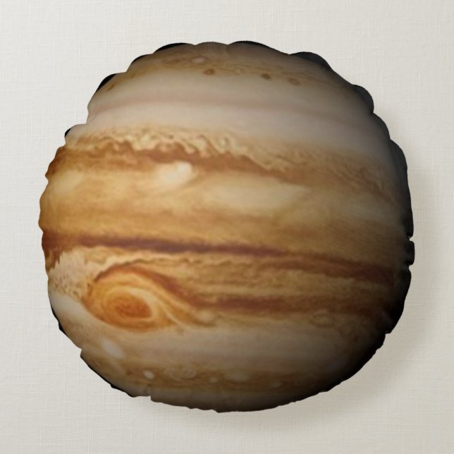 Jupiter Rond Kussen (Voorkant)