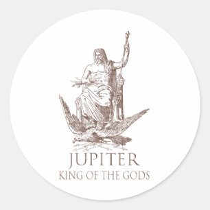 Jupiter Ronde Sticker