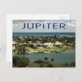 Jupiter, Schilderachtig foto van Florida Briefkaart (Voorkant / Achterkant)