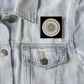 Jupiter Vierkante Button 5,1 Cm (In situ)