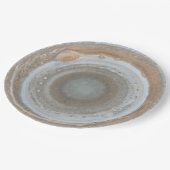 Jupiter Zuidpoolkleurkaart Papieren Bordje (Gekanteld)