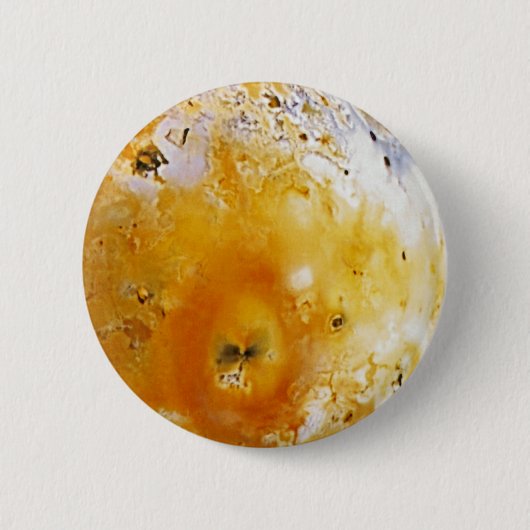 Jupiter's maan Io Ronde Button 5,7 Cm (Voorkant)