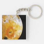 Jupiter's maan Io Sleutelhanger (Achterkant)