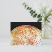 Jupiter's Moon Europa Briefkaart (Staand voorkant)