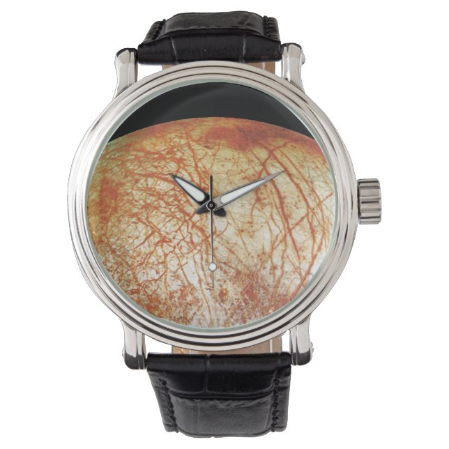 Jupiter's Moon Europa Horloge (Voorkant)