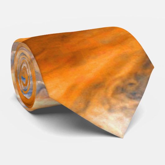 Jupiter's Swirling Clouds Stropdas (Opgerold)