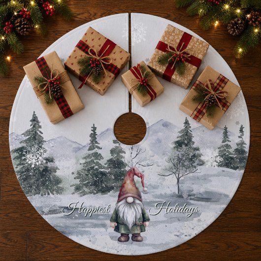 Jupon De Sapin En Molleton Aquarelle Gnome