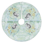 Jupon De Sapin En Molleton Bois Créations Écorce Noël (Devant)