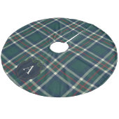 Jupon De Sapin En Molleton Bold Tartan Plaid Monogram Christmas Tree Skirt (Angle)