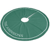 Jupon De Sapin En Molleton Chasseur personnalisé vert (Angle)