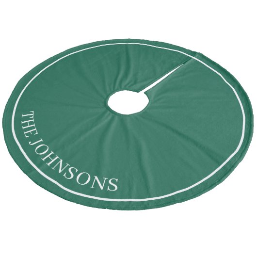 Jupon De Sapin En Molleton Chasseur personnalisé vert (Angle)