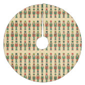 Jupon De Sapin En Molleton Christmas Nutcrackers on Light (Devant)