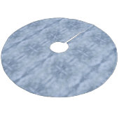 Jupon De Sapin En Molleton Ciel bleu neige (Angle)