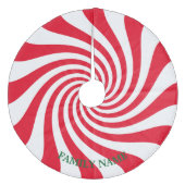 Jupon De Sapin En Molleton Créez votre propre bonbon de Noël personnalisé (Devant)