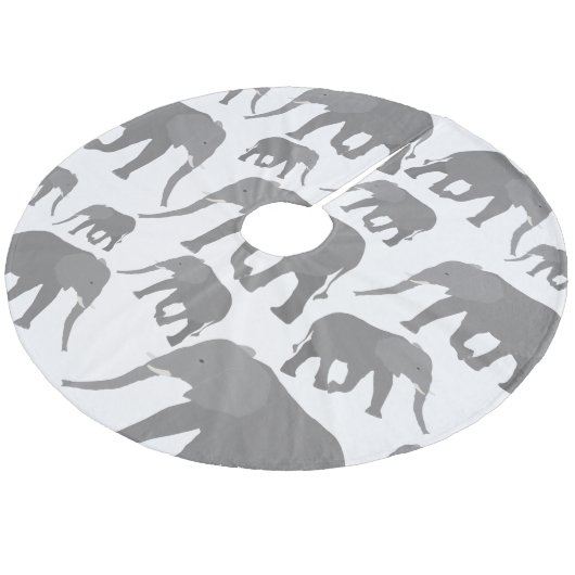 Jupon De Sapin En Molleton Design éléphant (Angle)