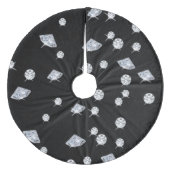 Jupon De Sapin En Molleton Diamants étincelants (Devant)