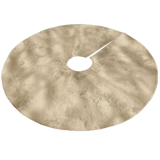 Jupon De Sapin En Molleton Glam Or (Angle)