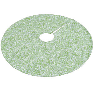 Jupon De Sapin En Molleton Herbe couverte par le gel
