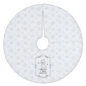 Jupon De Sapin En Molleton I Love Westies - West Highland White Terriers (Devant)