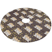 Jupon De Sapin En Molleton Joli Angels de carolage Fleece Arbre Jupe (Angle)