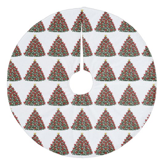 Jupon De Sapin En Molleton Jupe d'arbre de Noël (Devant)