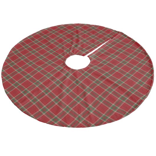 Jupon De Sapin En Molleton Jupe d'arbre plaid (Angle)