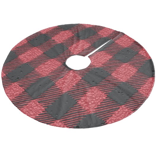 Jupon De Sapin En Molleton Jupe de Noël en plastique (Angle)