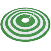 Jupon De Sapin En Molleton Jupe en arbre rayé vert de Noël (Angle)