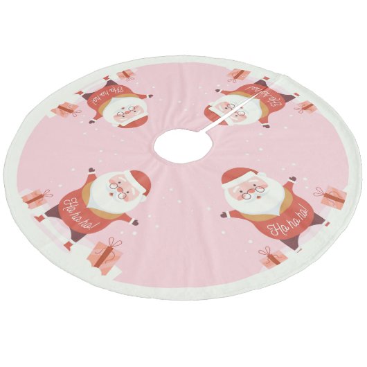 Jupon De Sapin En Molleton Jupe en toison de Noël (Angle)