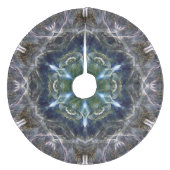 Jupon De Sapin En Molleton Jupe folk Mandala brossé Polyester Tree (Devant)