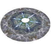 Jupon De Sapin En Molleton Jupe folk Mandala brossé Polyester Tree (Angle)