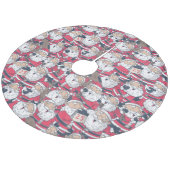 Jupon De Sapin En Molleton Jupe père Noël Fleece Tree (Angle)