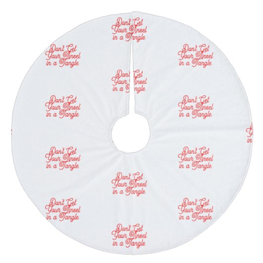 Jupon De Sapin En Molleton Jupe Tinsel Tangle Tree (Devant)