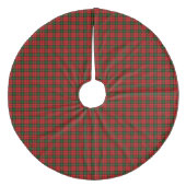 Jupon De Sapin En Molleton Kerr tartan rouge vert plaid (Devant)