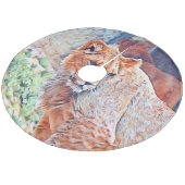 Jupon De Sapin En Molleton lion d'aquarell (Angle)