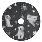 Jupon De Sapin En Molleton Luna - ours blanc (Devant)